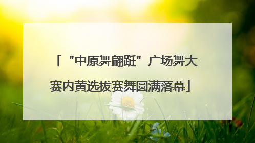 “中原舞翩跹”广场舞大赛内黄选拔赛舞圆满落幕