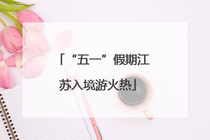 “五一”假期江苏入境游火热