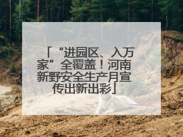 “进园区、入万家”全覆盖！河南新野安全生产月宣传出新出彩