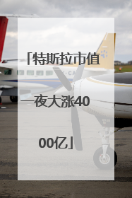 特斯拉市值一夜大涨4000亿