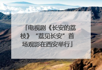 电视剧《长安的荔枝》“荔见长安”首场观影在西安举行