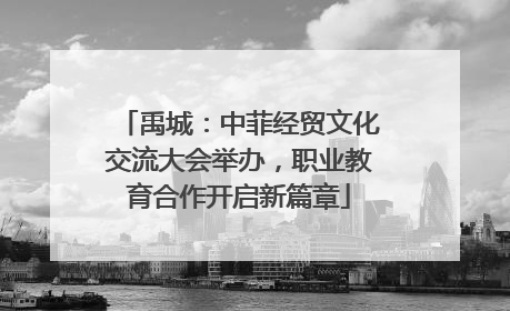 禹城：中菲经贸文化交流大会举办，职业教育合作开启新篇章