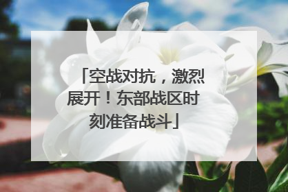 空战对抗，激烈展开！东部战区时刻准备战斗