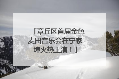章丘区首届金色麦田音乐会在宁家埠火热上演！