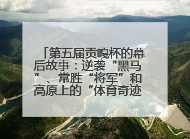 第五届贡嘎杯的幕后故事：逆袭“黑马”、常胜“将军”和高原上的“体育奇迹”丨微纪录