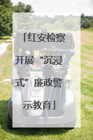 红安检察开展“沉浸式”廉政警示教育