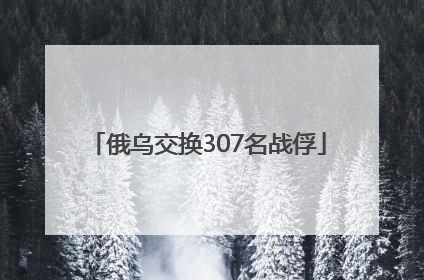 俄乌交换307名战俘