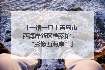 一馆一品丨青岛市西海岸新区档案馆：“影像西海岸”