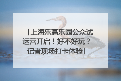 上海乐高乐园公众试运营开启！好不好玩？记者现场打卡体验