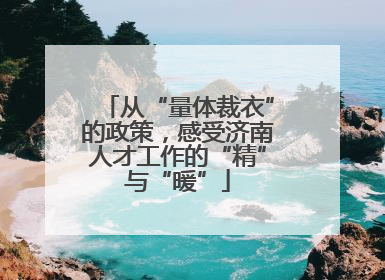 从“量体裁衣”的政策，感受济南人才工作的“精”与“暖”