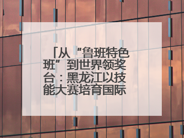 从“鲁班特色班”到世界领奖台：黑龙江以技能大赛培育国际级工匠人才