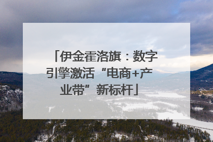 伊金霍洛旗：数字引擎激活“电商+产业带”新标杆