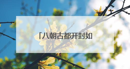 八朝古都开封如何持续擦亮“宋文化”IP？