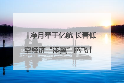 净月牵手亿航 长春低空经济“添翼”腾飞