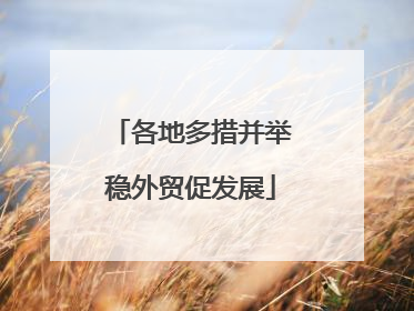 各地多措并举稳外贸促发展