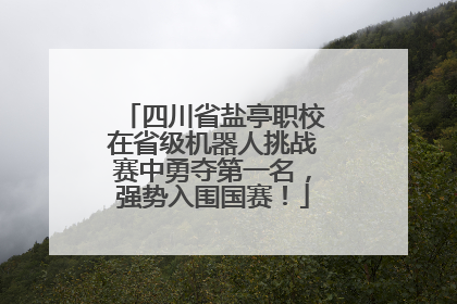 四川省盐亭职校在省级机器人挑战赛中勇夺第一名，强势入围国赛！