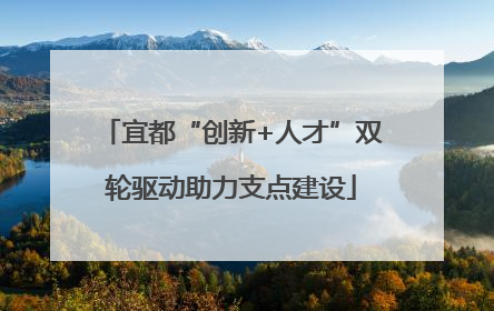 宜都“创新+人才”双轮驱动助力支点建设