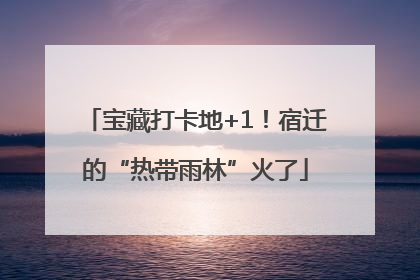 宝藏打卡地+1！宿迁的“热带雨林”火了