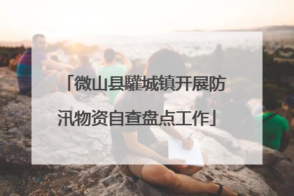 微山县驩城镇开展防汛物资自查盘点工作