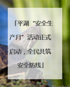 平湖“安全生产月”活动正式启动，全民共筑安全防线