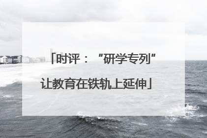 时评：“研学专列”让教育在铁轨上延伸