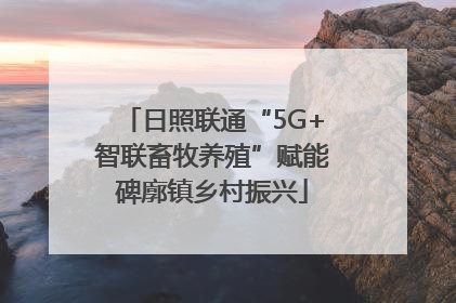 日照联通“5G+智联畜牧养殖”赋能碑廓镇乡村振兴