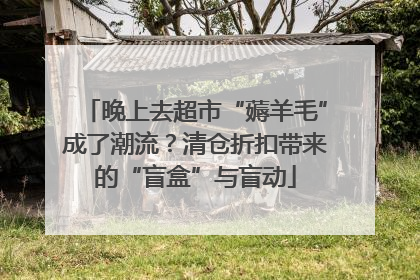 晚上去超市“薅羊毛”成了潮流？清仓折扣带来的“盲盒”与盲动