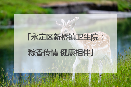 永定区新桥镇卫生院：粽香传情 健康相伴