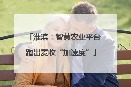 淮滨：智慧农业平台跑出麦收“加速度”