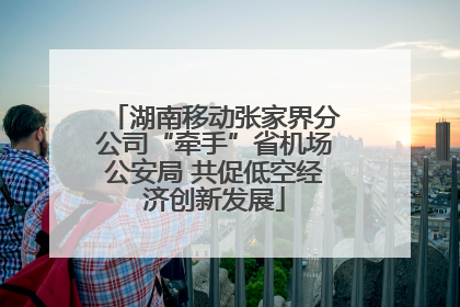 湖南移动张家界分公司“牵手”省机场公安局 共促低空经济创新发展