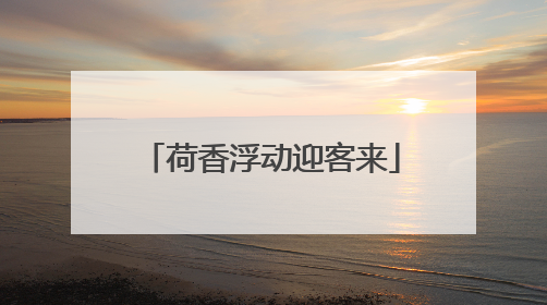荷香浮动迎客来