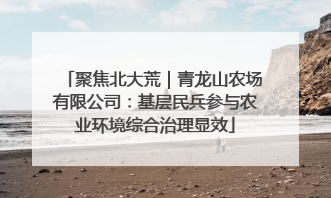 聚焦北大荒｜青龙山农场有限公司：基层民兵参与农业环境综合治理显效