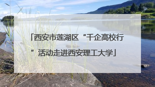 西安市莲湖区“千企高校行”活动走进西安理工大学