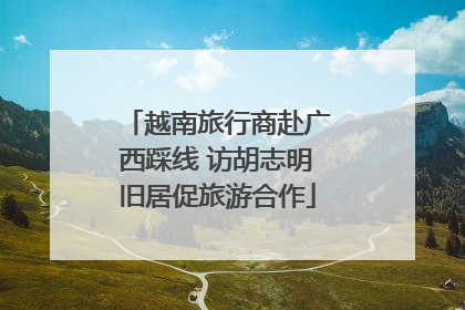 越南旅行商赴广西踩线 访胡志明旧居促旅游合作