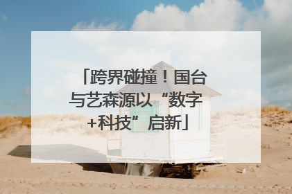 跨界碰撞！国台与艺森源以“数字+科技”启新