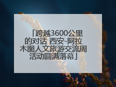 跨越3600公里的对话 西安-阿拉木图人文旅游交流周活动圆满落幕