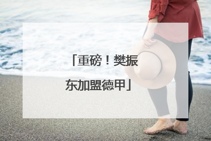 重磅！樊振东加盟德甲