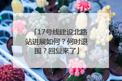 17号线建设北路站进展如何？何时退围？回复来了