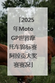 2025年MotoGP世界摩托车锦标赛阿拉贡大奖赛赛况