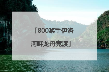 800桨手伊洛河畔龙舟竞渡